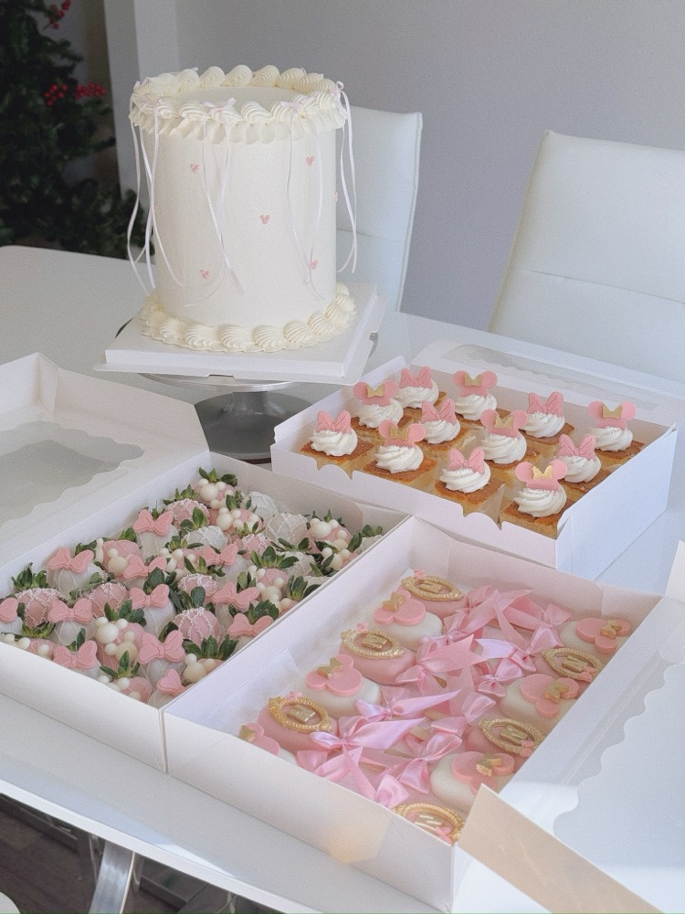 Dessert table with treats by Shaddai